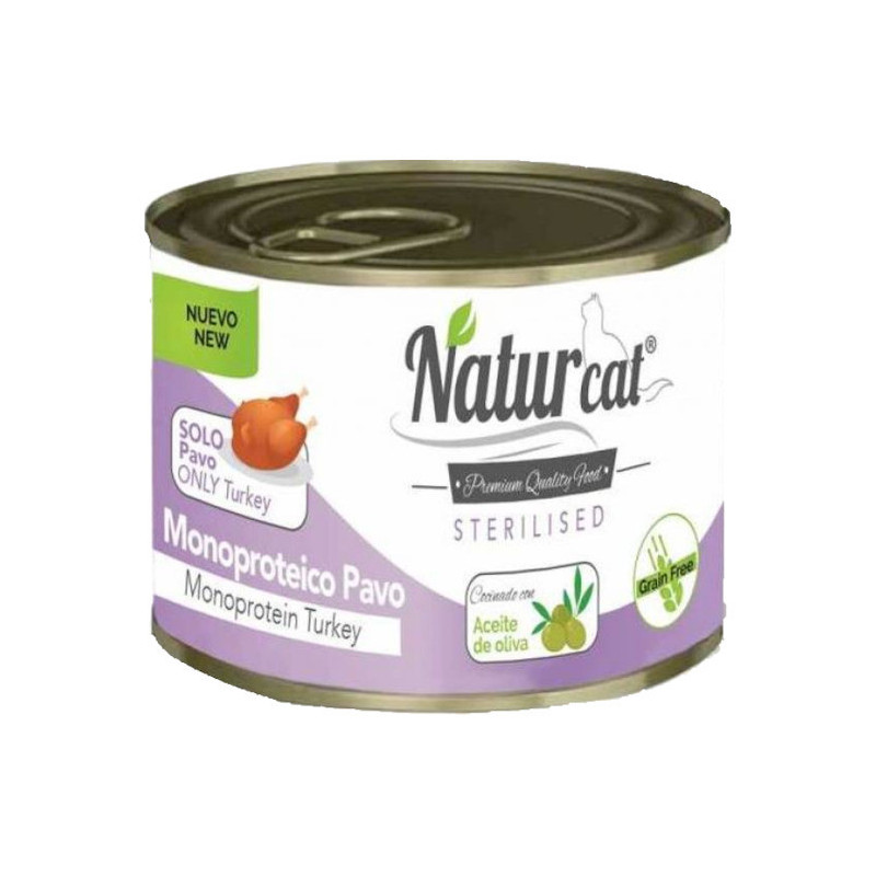 Naturcat monoproteico pavo sterilizado