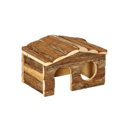 Cabaña madera mediana roedores