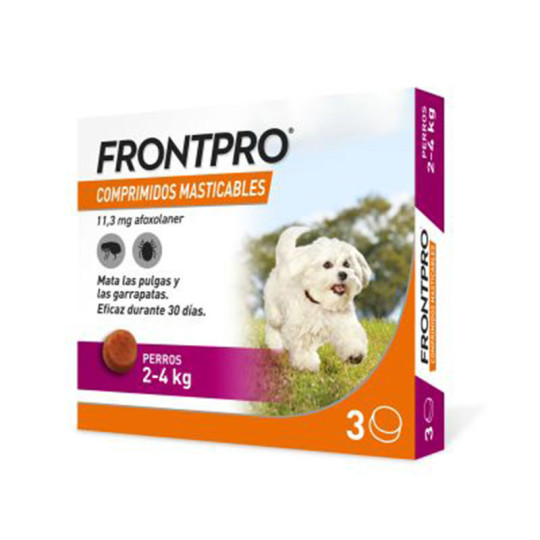 Frontpro Comprimidos Antiparasitarios Perros 2 a 4kg
