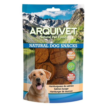 Arquivet snacks naturales hamburguesas de salmon