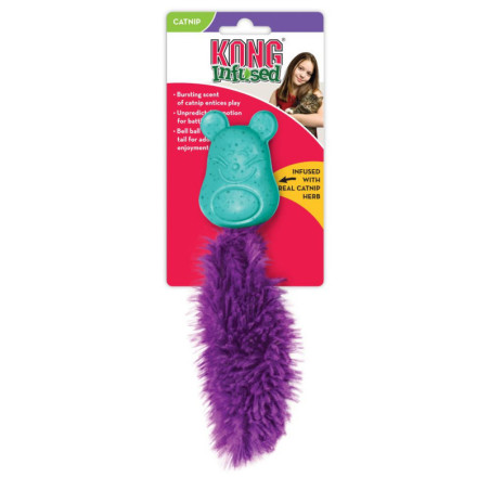Kong Gato Infused Bobble Mouse