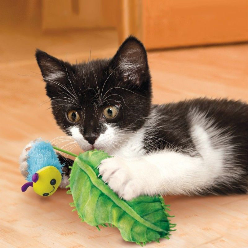 KONG Juguete Flingaroo Caterpillar para Gatos