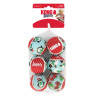 Kong Holiday Squeakair pack 6 balls , Superguau