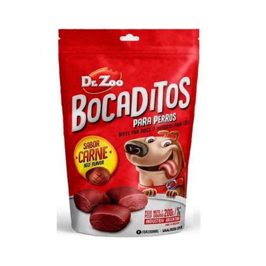 Dr.Zoo Bocaditos sabor Carne 50gr ,Superguau