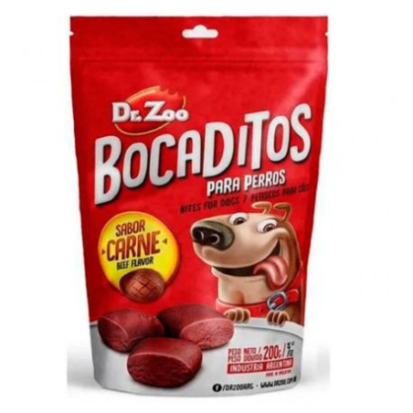 Dr.Zoo Bocaditos sabor Carne 50gr ,Superguau