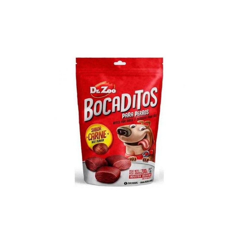 Dr.Zoo Bocaditos sabor Carne 50gr ,Superguau