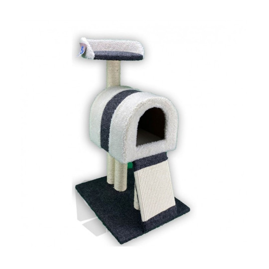 Rascador Pelo Y Sisal Con Escondite,Superguau