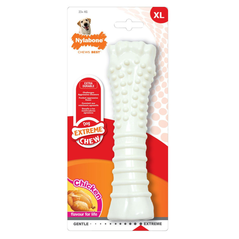 Nylabone  Juguete Mordedor Extreme Pollo - tienda de juguetes de perros en Zaragoza,Superguau