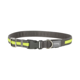 Kerbl Collar LED Light Reflex Gris y Amarillo