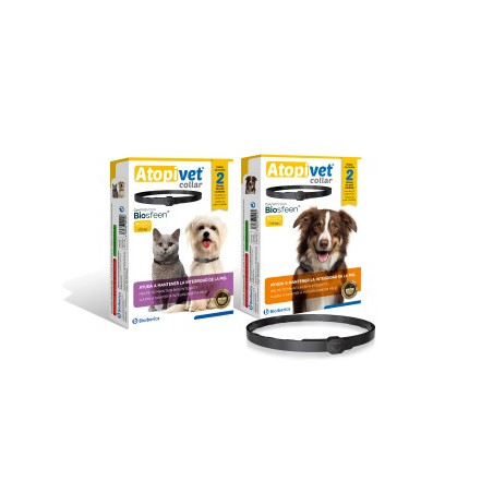 Collar Atopivet Para Gatos Y Perros Hasta 10kg - 35cm, Para Cuidado De La Piel