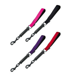 Gloria Pets Correa Corta con Muelle Negro