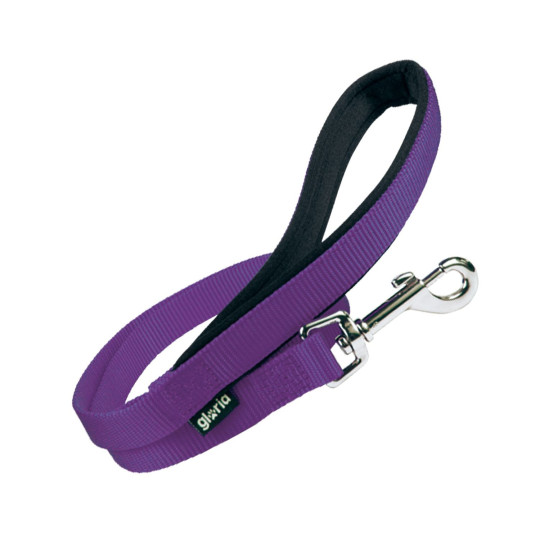 Gloria Pets Correa Nylon Liso Asa Acolchada