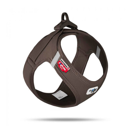 Curli Arnés Air Mesh Clasp Marrón