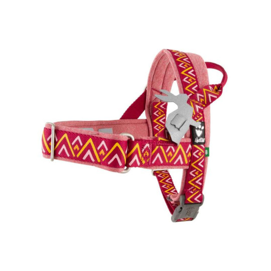 Hurtta Arnés en H ajustable Razzle-Dazzle Burdeos