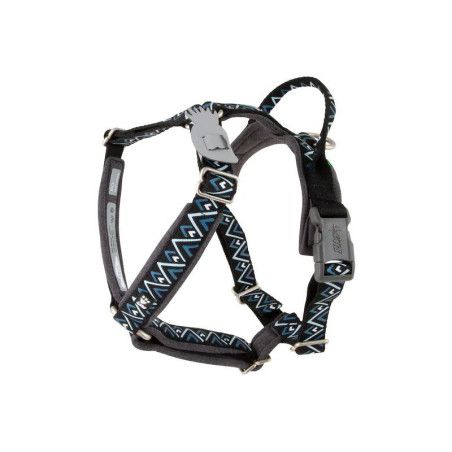 Hurtta Arnés en Y Ajustable Razzle-Dazzle Negro