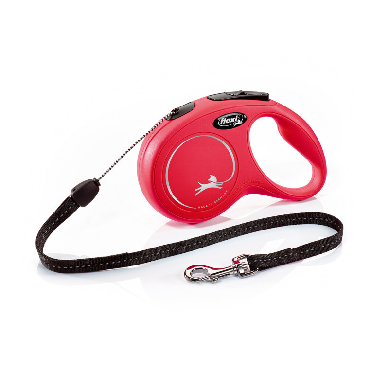 Flexi New Classic Cordón Rojo 8mts