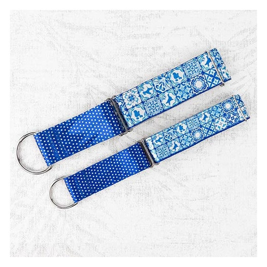 Ibañez Collar Martingale Mosaic Azul