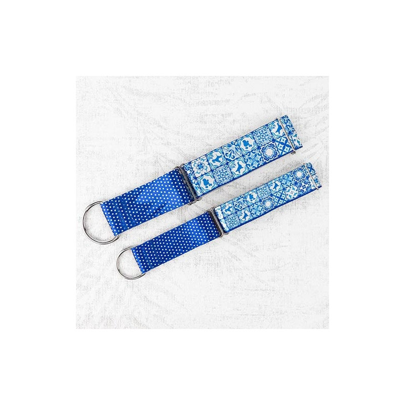 Ibañez Collar Martingale Mosaic Azul