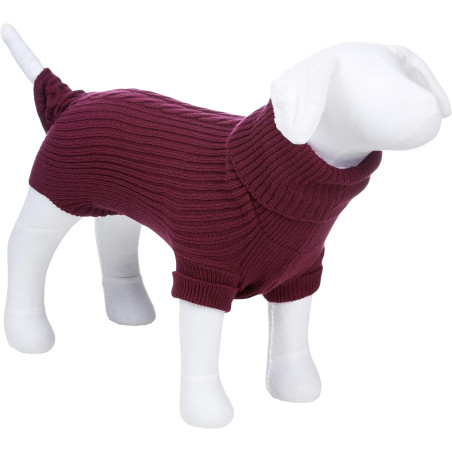 Jersey punto marrón huesito nayeco-comprar tienda animales zaragoza