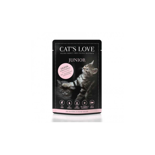 Cat´s Love Cat Sobre Junior Pollo 85gr