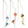 Flamingo Cat Juguete Varita con Pelota Kirk