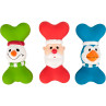 Flamingo Dog Juguete Navidad Hueso de Látex