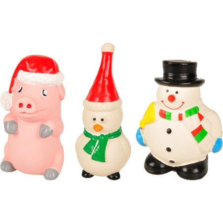 Flamingo Dog Juguete Navidad Variado Látex