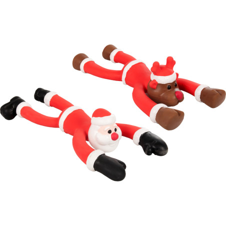 Flamingo Dog Juguete Navidad Long Látex