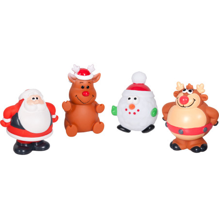 Flamingo Dog Juguete Navidad Variado Látex