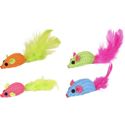 Flamingo Cat Juguete Rata Vera