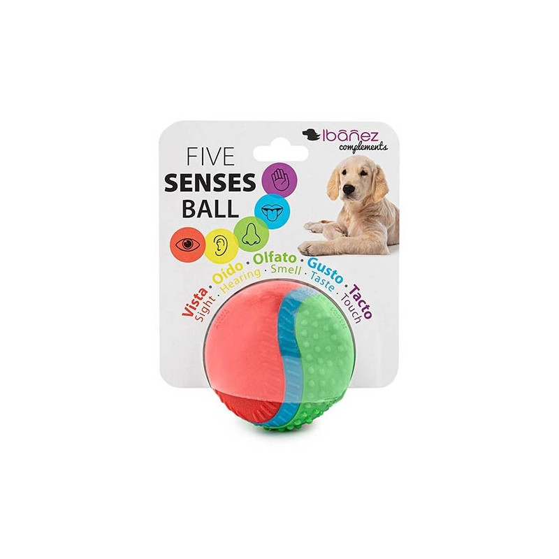 Ibañez Dog Juguete Pelota 5 Sentidos