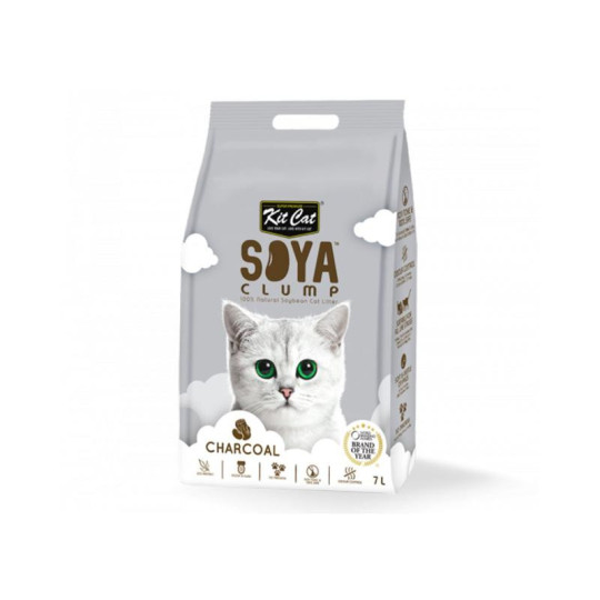Kit Cat Arena ECO Soja Clump Carbón Activo 7L