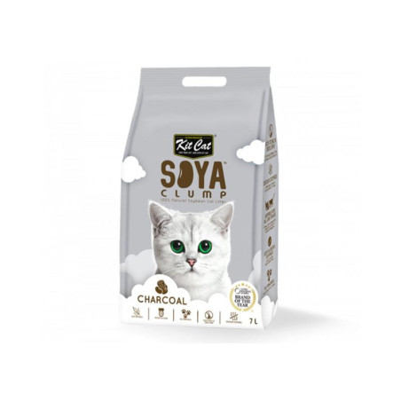Kit Cat Arena ECO Soja Clump Carbón Activo 7L