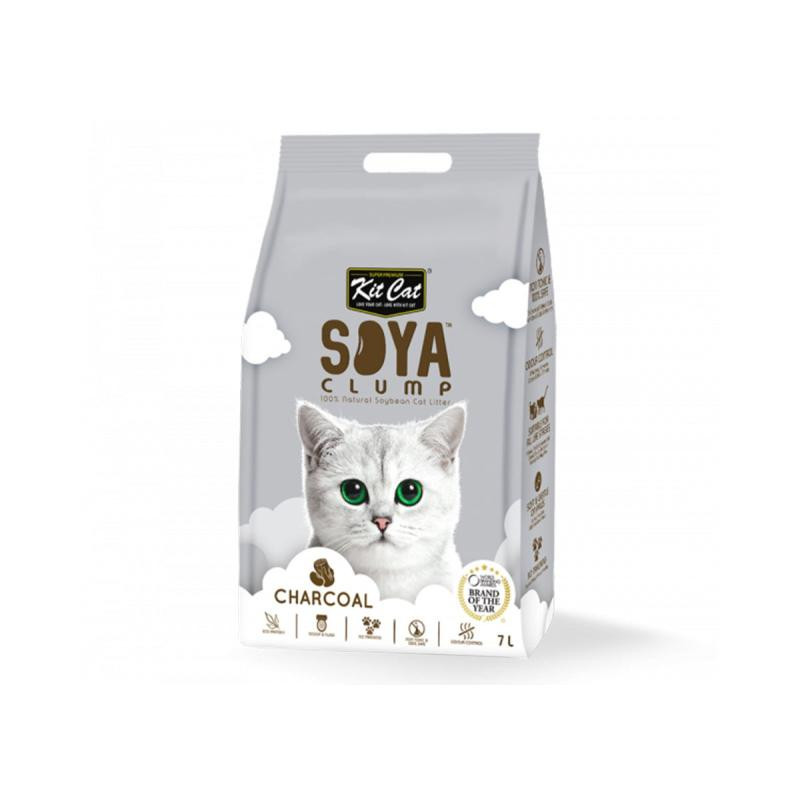 Kit Cat Arena ECO Soja Clump Carbón Activo 7L