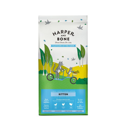 Harper And Bone Cat Kitten Flavours Farm 2kg, Superguau