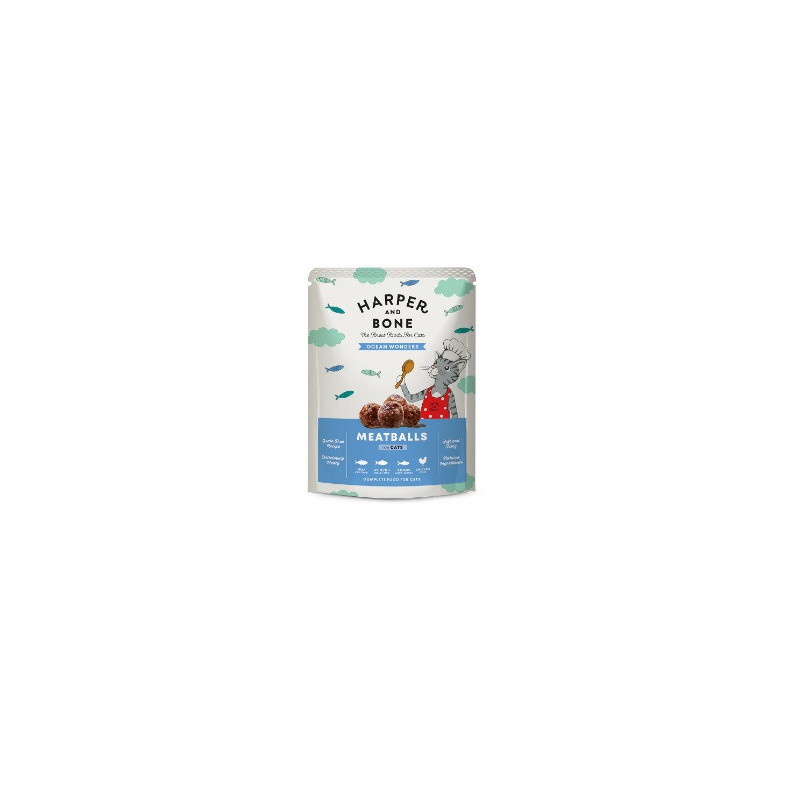 Harper And Bone Pouch Cat Adult Ocean Wonder 85g, Superguau