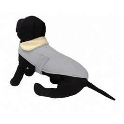 MI&DOG abrigo aviador pana gris