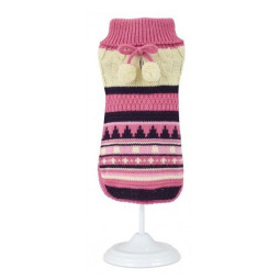 Jersey punto marrón huesito nayeco-comprar tienda animales zaragoza