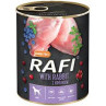 Rafi Dog Conejo Arandanos Pate 800gr, Superguau