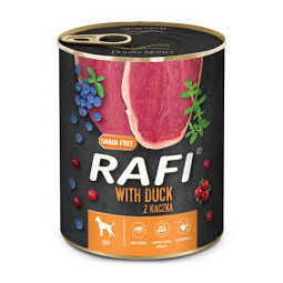 Rafi Dog Pate Pato Arandanos 800gr, Superguau