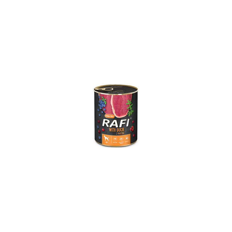Rafi Dog Pate Pato Arandanos 800gr, Superguau