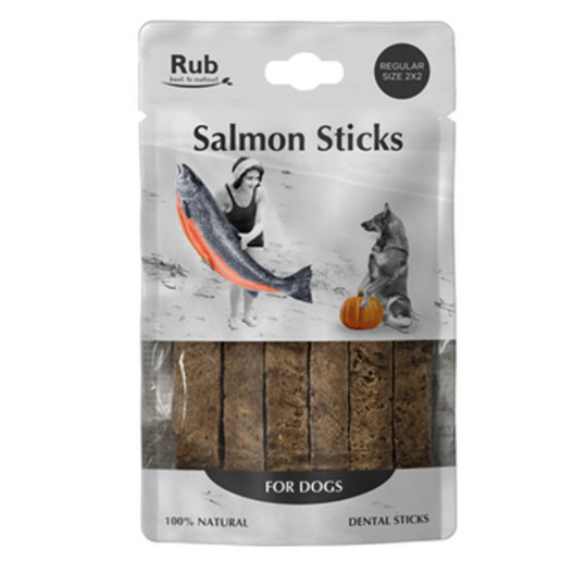 Retorn Rub Dog Snack Sticks Dental Salmón 100gr