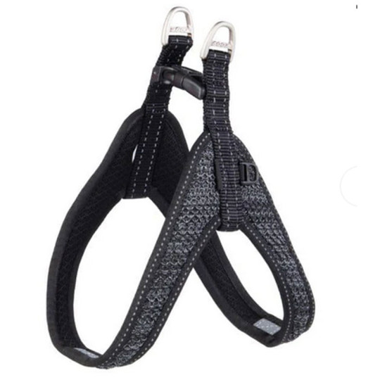 Rogz Arnés Fast-Fit Negro
