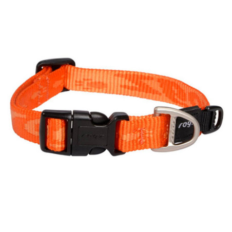 Rogz collar Everest Naranja XL