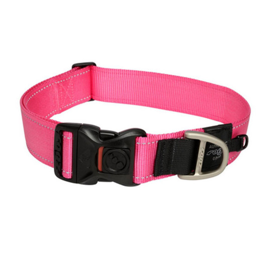 Rogz collar Landing Strip rosa XXL