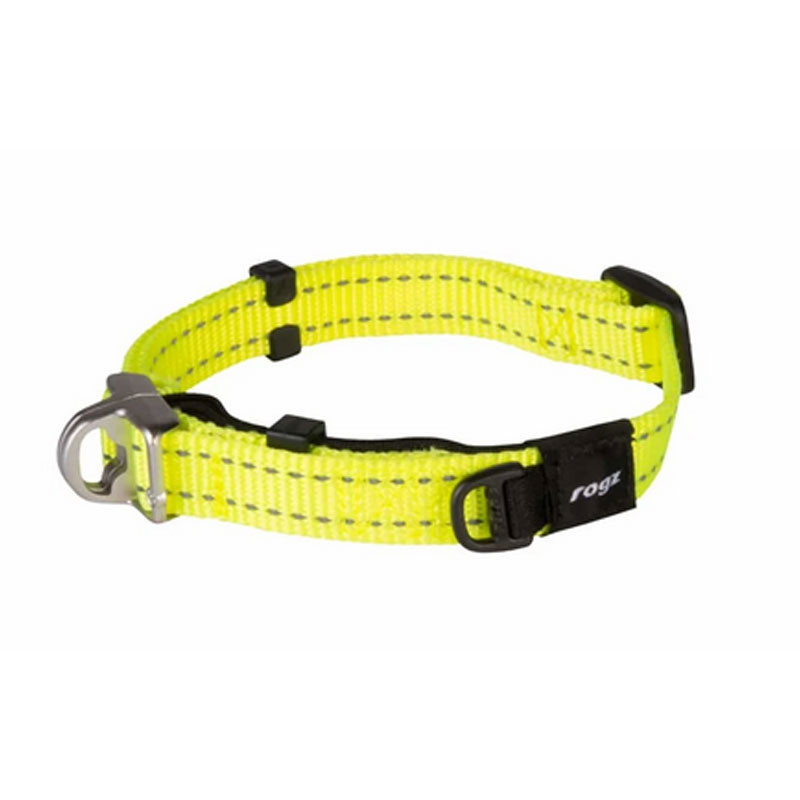 Rogz collar Safety Lumberjack neón XL