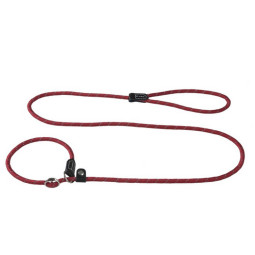 Rogz collar y correa redonda Rope roja