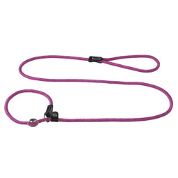 Rogz collar y correa redonda Rope rosa
