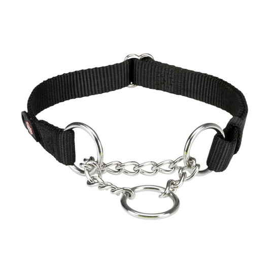 Trixie Collar con Cadena Negro M-L