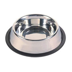 Trixie Comedero Acero Inox con Caucho